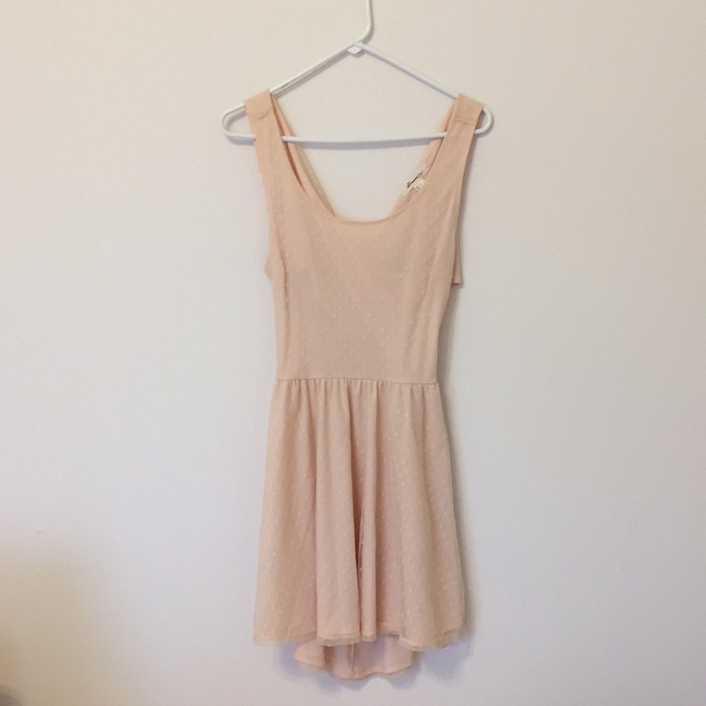 Polka dot Cross back dress